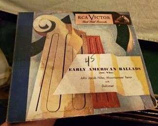 RCA Victor Early American Ballads rare box set album/lp 78s