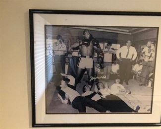 Signed Muhammad Ali photo 