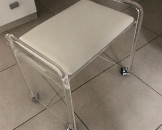 Lucite bench 