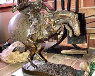 Frederic Remington bronze sculpture