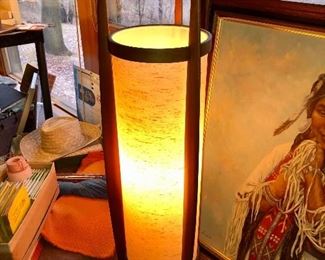 Danish modern rocket table lamp