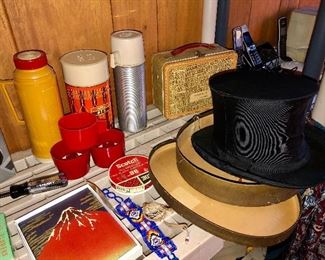 antique pop-out top hat