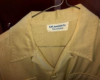 Vintage shirt from A.W. Johnson Co...Kalamazoo!