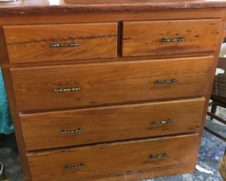 hand made chest of drawers 