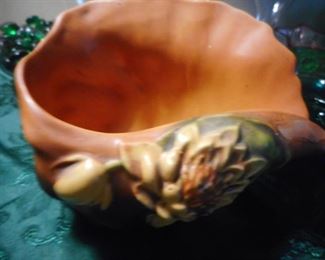 Vintage Roseville Pottery Conch Shell Planter.