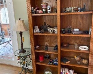 6 Tier Book Cases. Glass Inserts