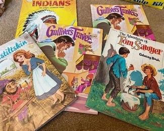 Vintage Coloring Books