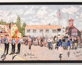 Giclee of "The Memorial Day Parade" (Kennebunkport, ME) by William Cunha