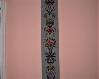 NEEDLE POINT BELL PULL