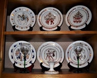 SPODE CHRISTMAS PLATES
