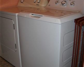 AMANA DRYER AND GE WASHER (LIKE NEW)