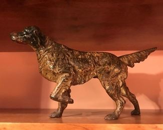 Hubley Cast iron retriever dog door stop