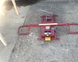 riding lawnmower/zero turn mower jack