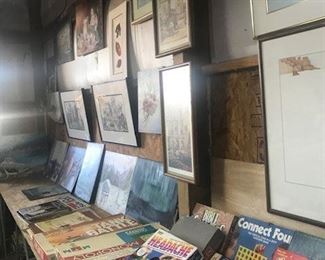 vintage games; pictures/art