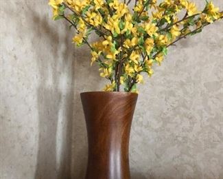 Wooden Vase : 