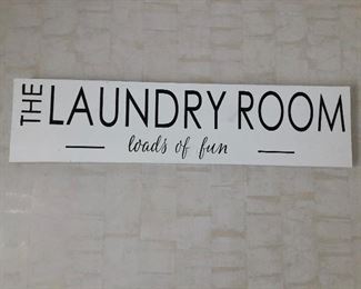 The Laundry Room Sign 