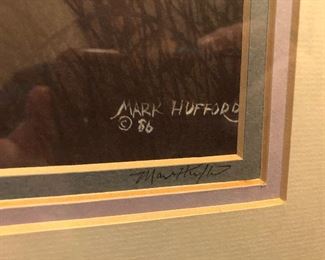 Framed and signed by Mark Huffford numbered 75/250: 