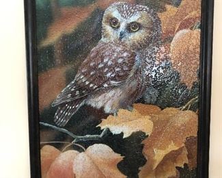 Framed Owl Puzzle 