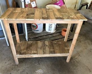 36w 14d 30.5h Custom Built Work Bench Table 