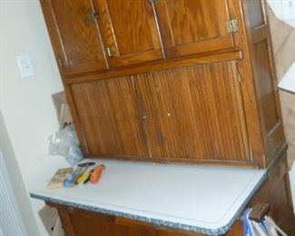 The most complete Hoosier Cabinet we've seen in years!