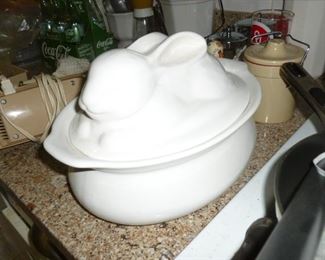 Cool Bunny covered dish