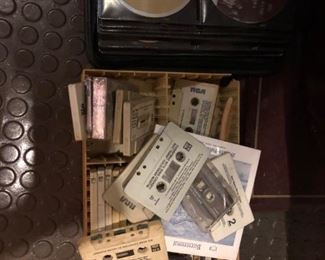 cassettes and cds