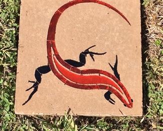 Yard Art Decorative Tiles, 12” x 12”.