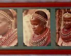 African Girl Art, 22 1/2” x 7”. 