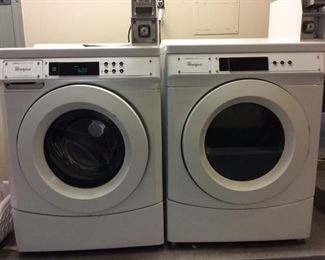 Whirlpool Commercial Duty Washer and Dryer. 