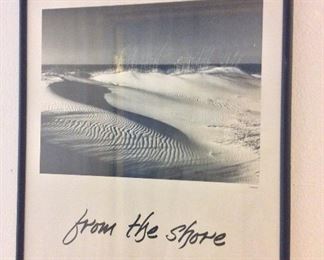 "From the Shore", J. Shields, Signed Limited Edition Poster, Tybee Island, Georgia, 21" x 23".