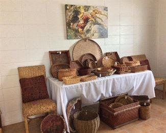 Large Selection of Baskets.