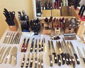 Large Assortment of Cutlery. 