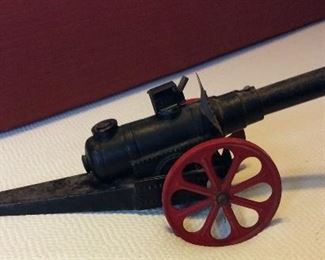 Big Bang Cast Iron Toy Cannon, 24" L.