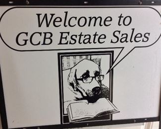 Welcome to GCB Estate Sales. We look forward to seeing you at the sale!