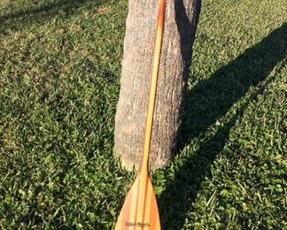 Handcrafted Wooden Gillespie Outrigger Paddle, 53".