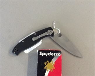 Spyderco Folding Knife.