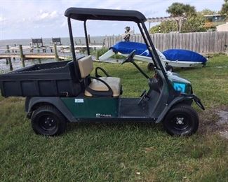 Cushman Hauler Pro Golf Cart with Lift Bed, 72 Volt Battery.
