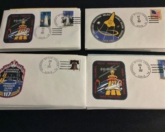 NASA Space Shuttle Mission Launch Covers.