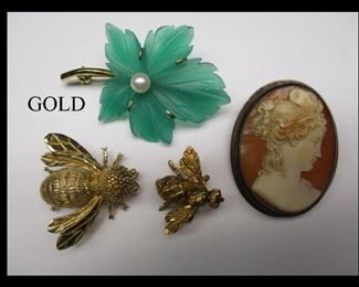 Vintage gold and silver jewelry