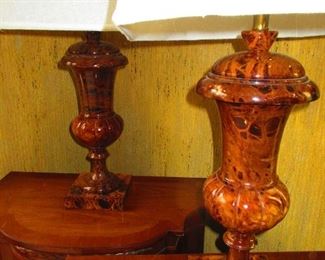Pair of Marble Lamps 
