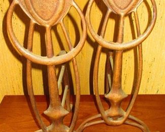 Pair of Arts & Crafts Style Andirons 