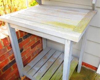 Weathered Potting Table 