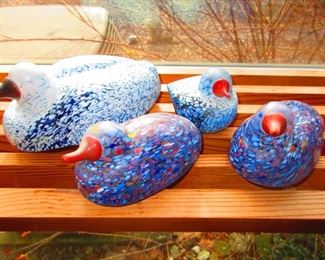 End-of-The-Day Glass Ducks