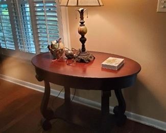 oval table