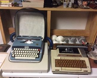 Vintage electric typewriters 