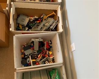 Lego parts, plates