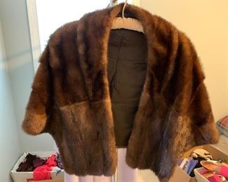 1950s tiny mink cape