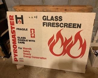 Large fireplace insert, new in box