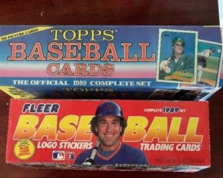 Topps -empty, Fleer -full