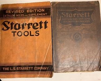 Vintage Starrett tool catalogs